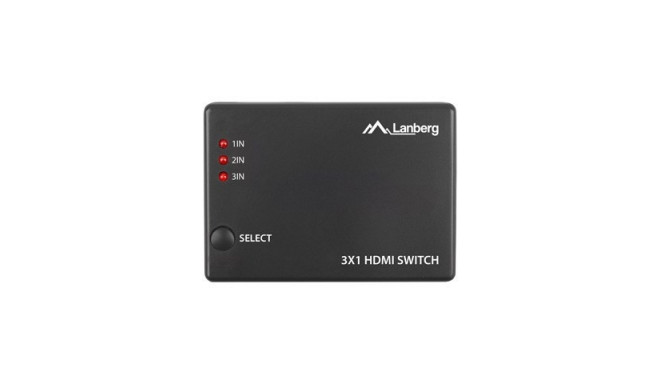 LANBERG video lüliti 3x HDMI + micro USB port
