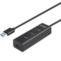 UNITEK Y-3089 liidesehub USB 3.2 Gen 1 (3.1 Gen 1) Type-A 5000 Mbit/s must