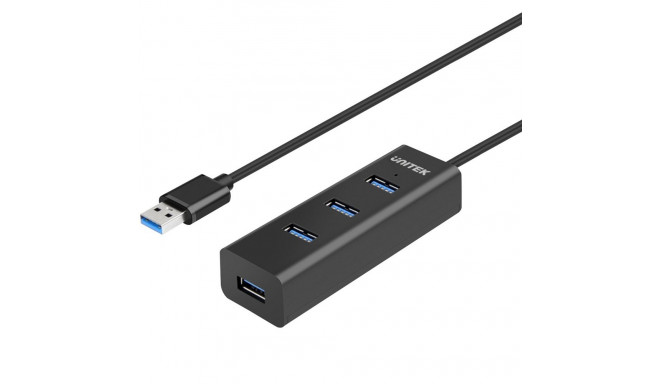 UNITEK Y-3089 liidesehub USB 3.2 Gen 1 (3.1 Gen 1) Type-A 5000 Mbit/s must