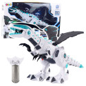 Zdalnie Sterowany RC robot dinosaurus tuled helid valge
