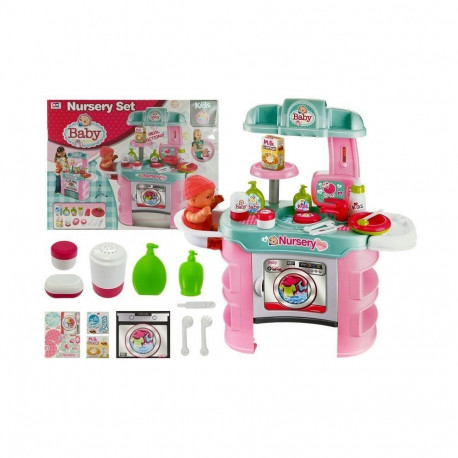 Zestaw Do Opieki Niemowlaka Stolik Akcesoria Pralka