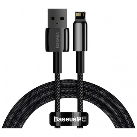 Baseus Tungsten Gold Cable USB to iP 2.4A 1m (black)