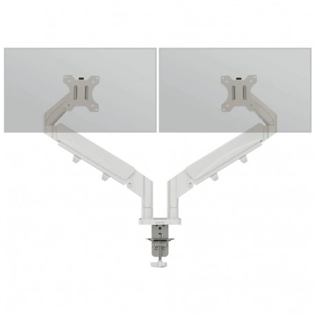 Monitori lauakinnitus Leitz Ergo Space-Saving Dual Monitor Arm, helehall, C-clamp, VESA75x100 kuni 3