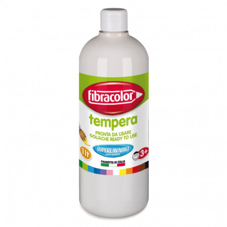 Guašš 1000ml 000 valge -white Fibracolor