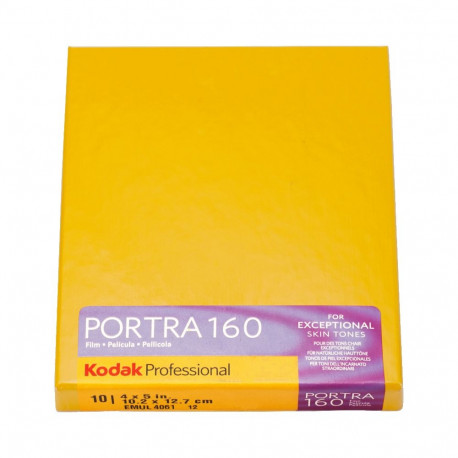 Kodak film Portra 160 4x5 10 lehte