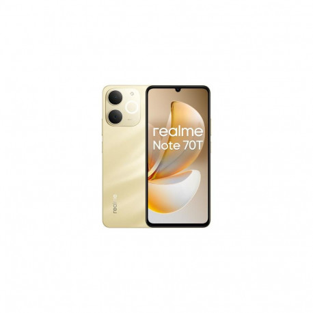 realme Note 70T 17.1 cm (6.74") Dual SIM Android 15 4G USB Type-C 4 GB 256 GB 6000 mAh Gold