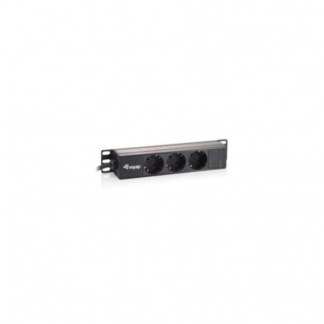 Equip 3-Outlet French Power Distribution Unit, 10"