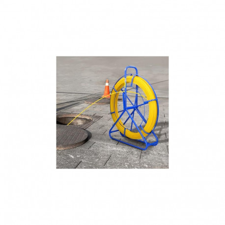 Extralink Cable pulling rod Pilot 3.8mm 100m glass fibre FRP, d. 3.8mm, l. 100m, yellow
