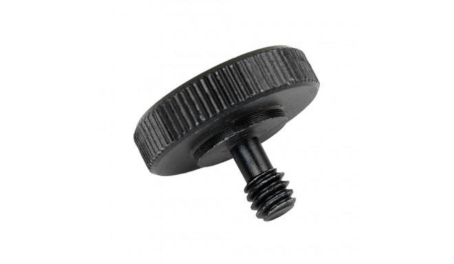 Caruba Adapterschroef 1/4"M 1/4"F met Metalen Grip Zwart