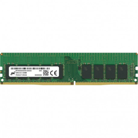 "Micron 16GB DDR4-3200 ECC UDIMM 1Rx8 CL22"