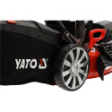 Benzīna zāles pļāvējs YATO YT-85528, 51 cm, LONCIN dzinējs 196 cm³, 8 pozīciju augstuma regulēšana