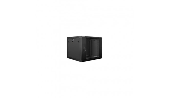 Lanberg riputatav seinakapp 19" 9U 600X600 must V2