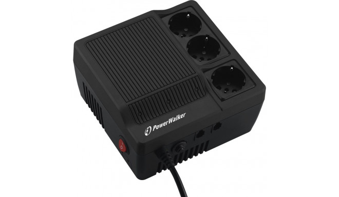 PowerWalker pingestabilisaator AVR 1200VA 3 x Schuko (220240V)