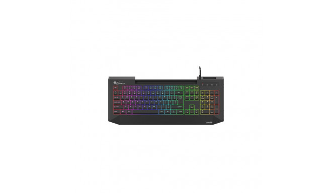 Genesis LITH 400 must juhtmega mänguklaviatuur RGB LED valgusega US