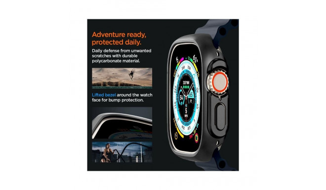 Spigen Spigen Thin Fit Case for Apple Watch Ultra (49mm) - Black