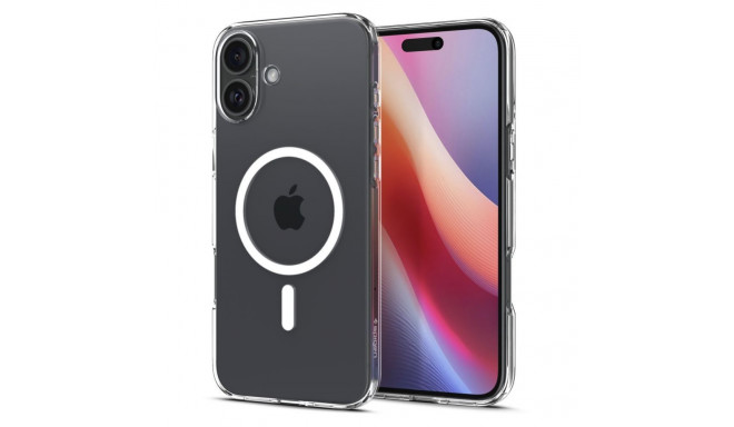 Spigen Spigen Liquid Crystal Mag Case with MagSafe for iPhone 16 - Clear