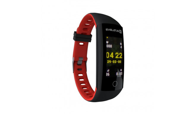 Evelatus activity tracker EFT02, black/red