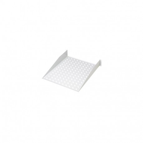 Fachboden zum Festeinbau in 483 mm (19")-Schränke (grau, 2 HE)
