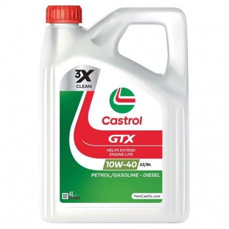 CASTROL GTX 10W40 A3/B4 4L