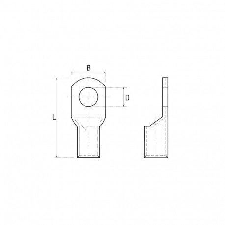 Juhtmeotsik 25mm-ava  10,5