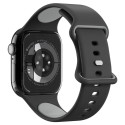 Spigen Nano Pop Strap for Apple Watch 44 / 45 / 46 / 49 mm - Black and Gray