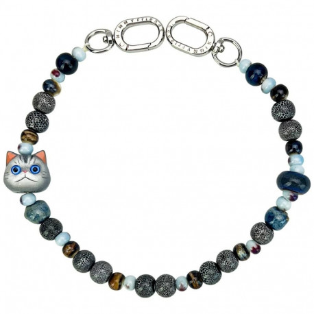 Nimmy New Big Eye Cute Pets 2.0 Bag Charm - Gray