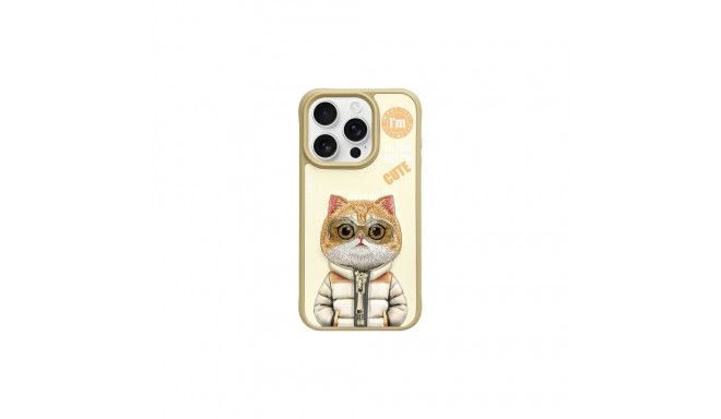 Nimmy Cool&Cute 2.0 Cat Case for iPhone 15 Pro - Green