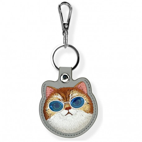 Nimmy Glasses Cool Cat Tracker Case - Gray