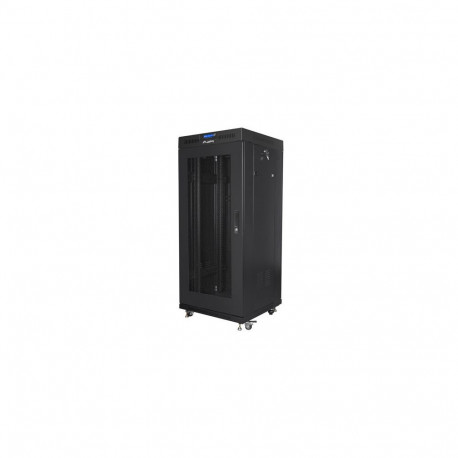 LANBERG põrandapealne rack-kapp 19" 27U 600x600, must