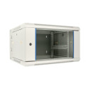 Extralink Rackmount kapp 6U 600x600 AZH hall seinapealne, pööratav