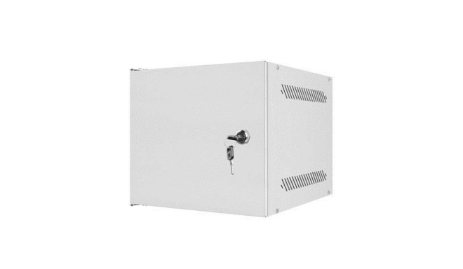 LANBERG 10" seinapealne riiulikapp 4U (280x310, must)