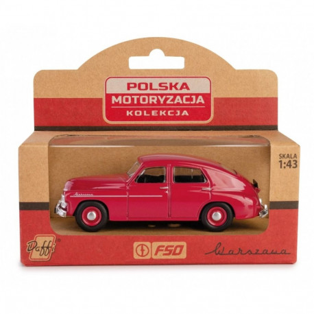 Pojazd prl warszawa m20 bordoopunane