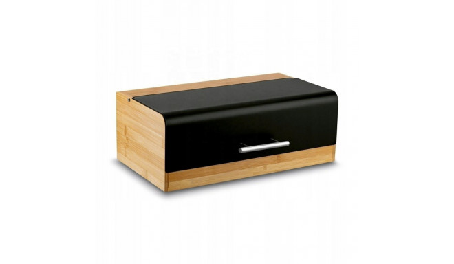 DA510 Drewniany chlebak czarny