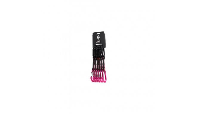 Black Diamond Hotforge Hybrid Quickpk Locking carabiner D-shaped Pink 6 pc(s)