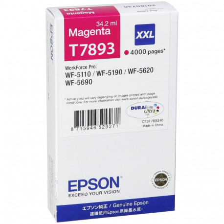 Epson tint C13T789340 HC, magenta