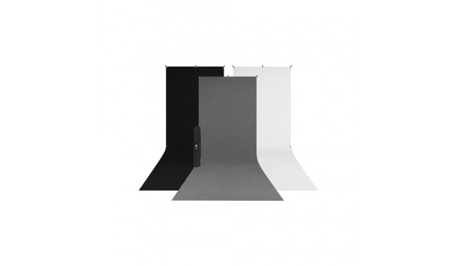 Westcott X Drop 3 Pack Sweep Backdrop Kit (5' x 12')