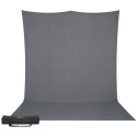 Westcott X Drop Pro Kreukbestendige Achtergrond Kit Neutraal Grijs Sweep (8' x 13')