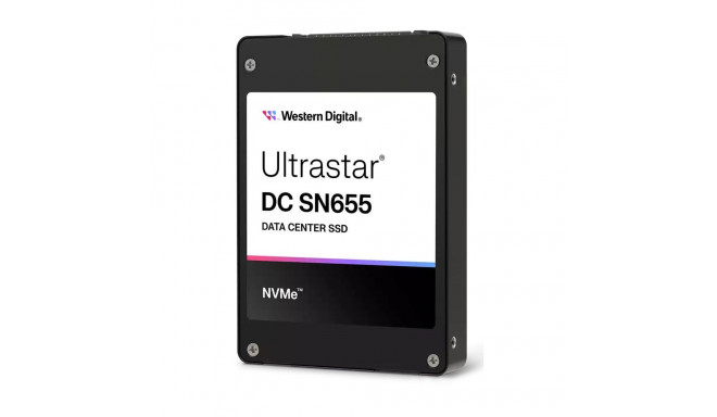 "2,5"" WD Ultrastar DC SN655 WUS5EA1A1ESP7E3 - SSD - 15.36 TB - intern - U.3 PCIe 4.0 (NVMe)"