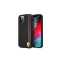 Ferrari FESAXHCP12LBK iPhone 12 Pro Max 6,7" must kõvakate On Track Carbon Stripe