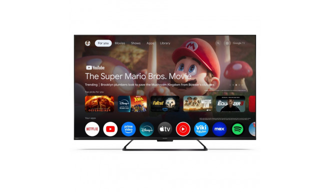 Sharp | 55HR7265E | 55 | Smart TV | Google TV | Black
