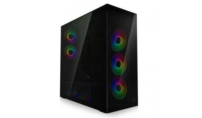 Case|ARCTIC|Xtender VG (Black)|Case product features Transparent panel|Not included|Colour Black|ACP