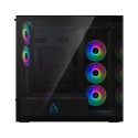 Case|ARCTIC|Xtender (Mirror Black)|MidiTower|Case product features Transparent panel|Not included|Co