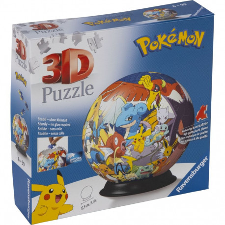 Pokemon 3D Puzzle-Ball -palapeli, 72 palaa