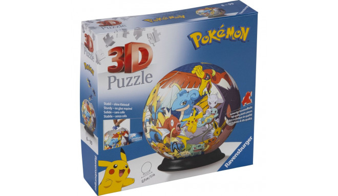 Pokemon 3D puslepall, 72 tükki