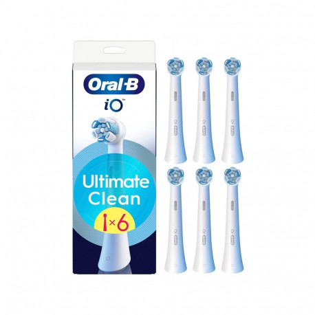 BRUSH HEAD IO 6PCS ORAL-B WHITE
