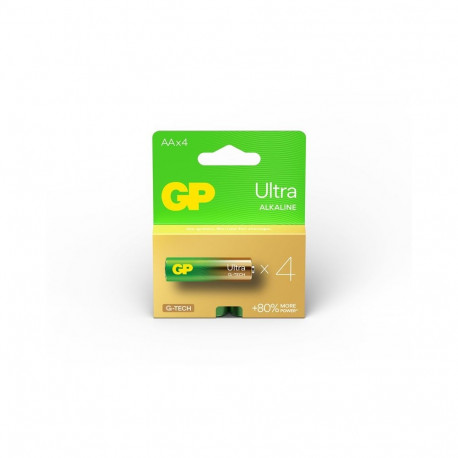 BATTERIES ULTRA ALKALINE AA 1.5V 4PCE