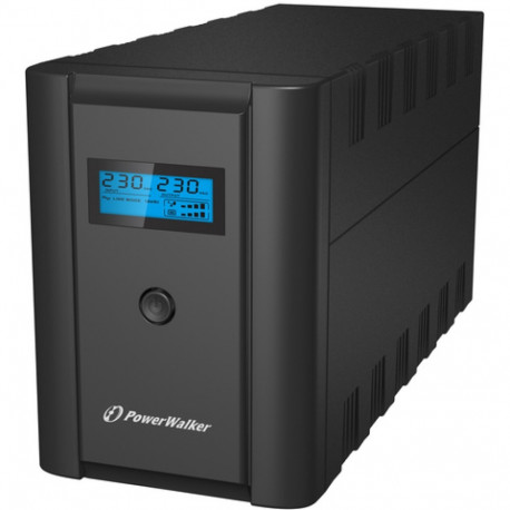 UPS POWERWALKER VI 2200 SHL FR LINE-INTERACTIVE 2200VA 2X FRENCH OUTLETS + 2X IEC C13 USB-B LCD