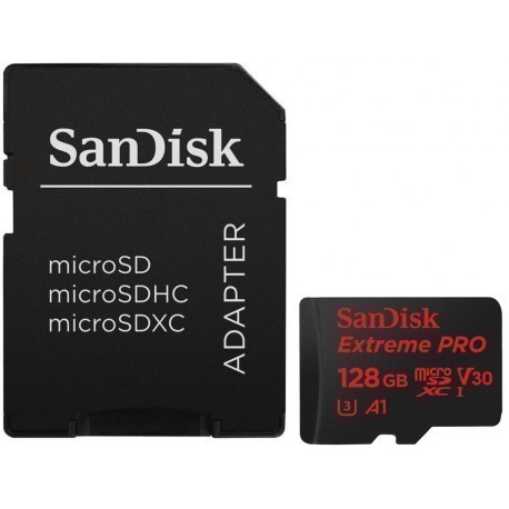 SanDisk карта памяти microSDXC 128GB Extreme Action A1