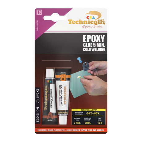 5-min epoksiidliim Technicqll 2x5ml