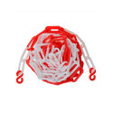 Piirdekett plastik 5m, punane/valge